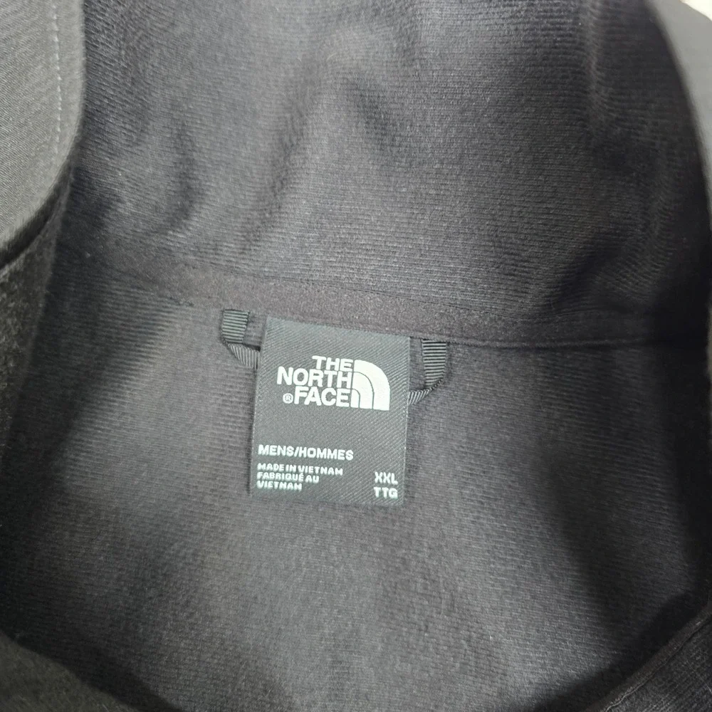 The North Face Castle Rock Soft Shell Vest Mens 2XL Co. Black Logo Full Zip‎